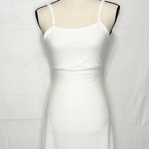 Olivia Rae White Textured Sundress | Size S - Picture 2 of 3